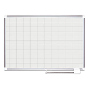 ESBVCMA0593830 - Grid Planning Board, 48 X 36, 2 X 3 Grid, White-silver
