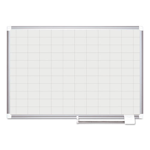 ESBVCMA0593830 - Grid Planning Board, 48 X 36, 2 X 3 Grid, White-silver