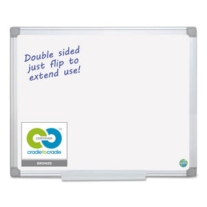 ESBVCMA2100790 - Earth Silver Easy Clean Dry Erase Boards, 48 X 96, White, Aluminum Frame