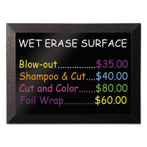 ESBVCMM07151620 - Kamashi Wet-Erase Board, 36 X 24, Black Frame