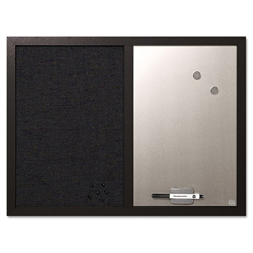 ESBVCMX04433168 - Combo Bulletin Board, Bulletin-dry Erase, 24x18, Black Frame