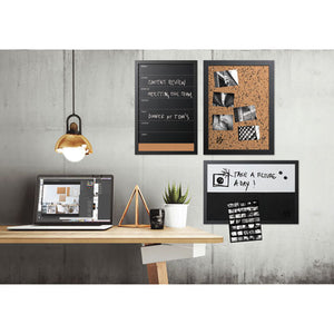 ESBVCSOR033 - Black & White Message Board Set, Assorted Sizes & Colors, 3-set