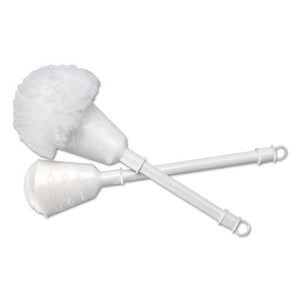 ESBWK00170EA - Cone Bowl Mop, 10" Handle, 2" Dia. Head, Plastic, White