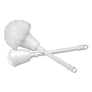 ESBWK00170 - Cone Bowl Mop, 10" Handle, 2" Dia. Head, Plastic, White, 25-carton