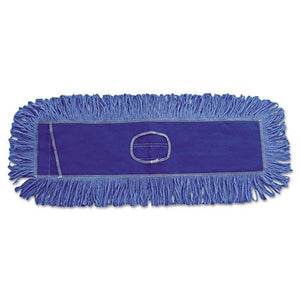 ESBWK1118 - Mop Head, Dust, Looped-End, Cotton-synthetic Fibers, 18 X 5, Blue