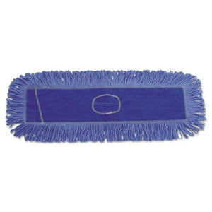 ESBWK1124 - Mop Head, Dust, Looped-End, Cotton-synthetic Fibers, 24 X 5, Blue