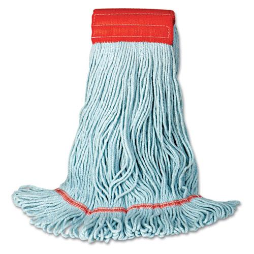 ESBWK1400MCT - Echomop With Looped-End Wet Head, Synthetic-cotton, Medium, Blue, 12-carton