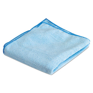 Microfiber Cleaning Cloths, 16 X 16, Blue, 24-pack