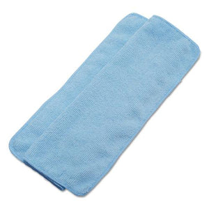 ESBWK16BLUCLOTH - LIGHTWEIGHT MICROFIBER CLEANING CLOTHS, BLUE,16 X 16, 24-PACK