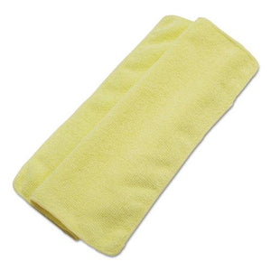 ESBWK16YELCLOTH - Lightweight Microfiber Cleaning Cloths, Yellow, 16 X 16, 24-pack