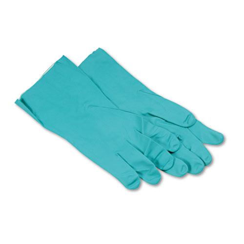 ESBWK183XL - Nitrile Flock-Lined Gloves, X-Large, Green, Dozen