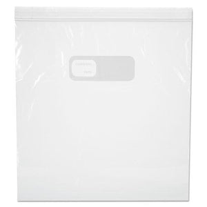 ESBWK1GALFZRBAG - RECLOSABLE FREEZER STORAGE BAGS, 1GAL, CLEAR, LDPE, 2.7MIL, 10.56 X 11, 250-BX