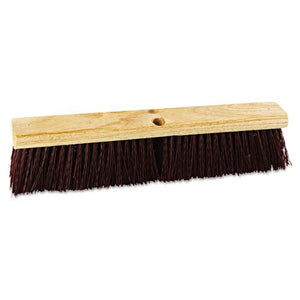 ESBWK20318 - Floor Brush Head, 18" Wide, Maroon, Heavy Duty, Polypropylene Bristles