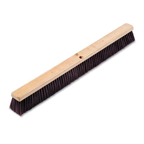 ESBWK20336 - Floor Brush Head, 3 1-4" Maroon Stiff Polypropylene, 36"