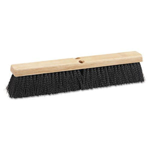 ESBWK20618 - Floor Brush Head, 18" Wide, Black, Medium Weight, Polypropylene Bristles