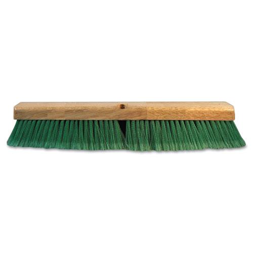 ESBWK20724 - Push Broom Head, 3" Green Flagged Recycled Pet Plastic, 24"