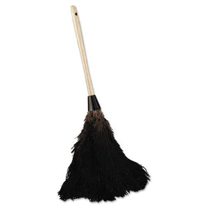 ESBWK20BK - Professional Ostrich Feather Duster, 10" Handle