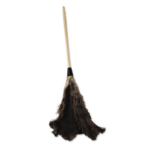 ESBWK28GY - Professional Ostrich Feather Duster, 16" Handle