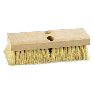 ESBWK3210 - Deck Brush Head, 10" Wide, Tampico Bristles