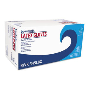 ESBWK345LCT - General-Purpose Latex Gloves, Natural, Large, Powder-Free, 4.4 Mil, 1000-carton