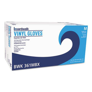 ESBWK361MCT - Exam Vinyl Gloves, Clear, Medium, 3 3-5 Mil, 1000-carton