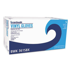 ESBWK361SCT - Exam Vinyl Gloves, Clear, Small, 3 3-5 Mil, 1000-carton