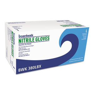 ESBWK380LCT - Disposable General-Purpose Nitrile Gloves, Large, Blue, 4 Mil, 1000-carton