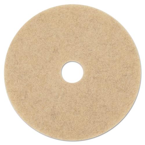 ESBWK4021NHE - NATURAL HOG HAIR BURNISHING FLOOR PADS, 21" DIAMETER, 5-CARTON