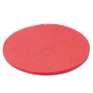 ESBWK4022RED - BUFFING FLOOR PADS, 22" DIAMETER, RED, 5-CARTON