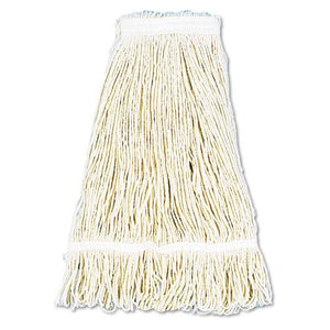 ESBWK424CCT - Pro Loop Web-tailband Wet Mop Head, Cotton, 24oz, White, 12-carton