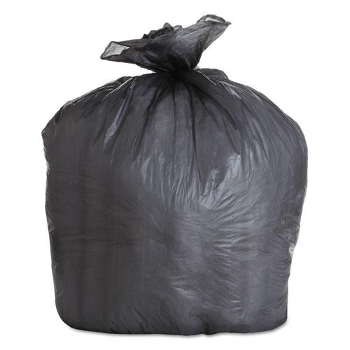 ESBWK434722BLK - HIGH-DENSITY CAN LINER, 43X47, 56GAL, 19 MIC EQUIV., BLACK, 25-ROLL, 6 ROLLS-CT