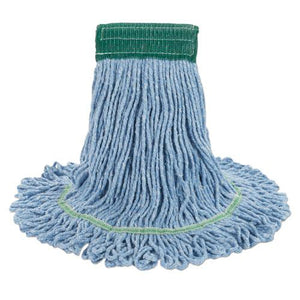 ESBWK502BLCT - Super Loop Wet Mop Head, Cotton-synthetic, Medium Size, Blue, 12-carton