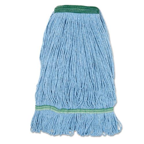 ESBWK502BLNBCT - Super Loop Wet Mop Head, Cotton-Synthetic Fiber, Medium, Blue, 12-Ct