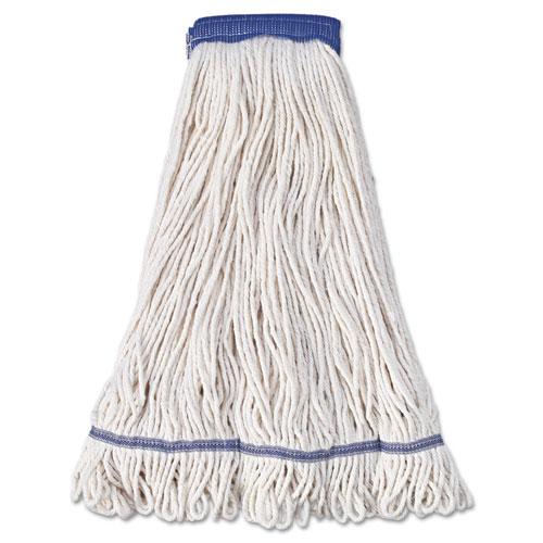 ESBWK504WH - SUPER LOOP WET MOP HEAD, COTTON-SYNTHETIC FIBER, X-LARGE, WHITE, 12-CARTON