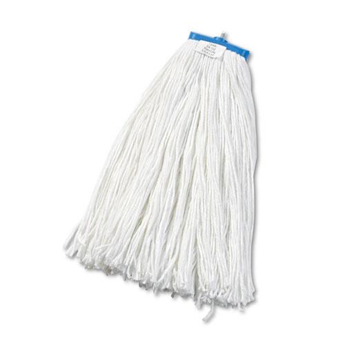 ESBWK724RCT - Cut-End Lie-Flat Wet Mop Head, Rayon, 24oz, White, 12-carton