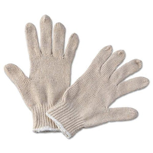 ESBWK782 - String Knit General Purpose Gloves, Large, Natural, 12 Pairs