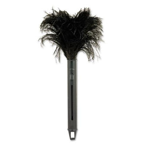 ESBWK914FD - Retractable Feather Duster, Black Plastic Handle Extends 9" To 14"