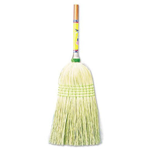 ESBWK926CCT - Parlor Broom, Corn Fiber Bristles, 55" Wood Handle, Natural, 12-carton