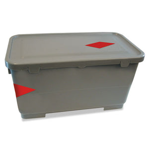 ESBWKCBMF6GY - Microfiber Charging Bucket, 6 Gal, Polypropylene, Gray, 11 X 21 X 11 1-2
