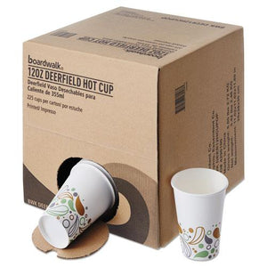 ESBWKDEER12HCUPOP - Convenience Pack Paper Hot Cups, 12 Oz, Deerfield Print, 225-carton