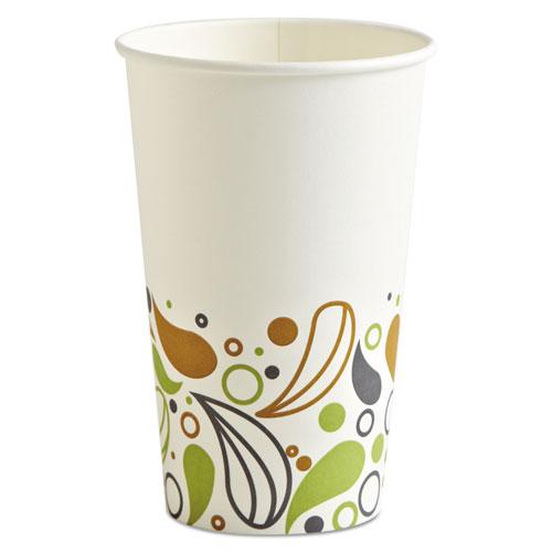 ESBWKDEER16HCUP - DEERFIELD PRINTED PAPER HOT CUPS, 16 OZ, 1000-CARTON