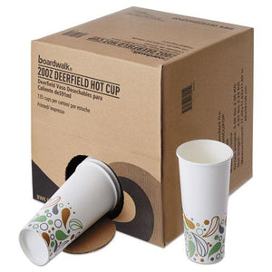 ESBWKDEER20HCUPOP - Convenience Pack Paper Hot Cups, 20 Oz, Deerfield Print, 135-carton