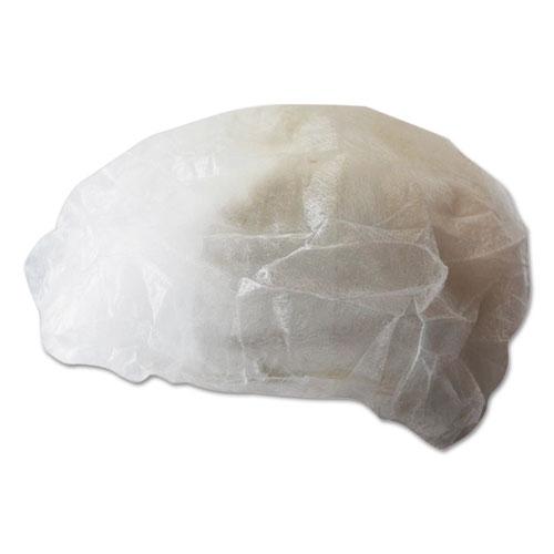 ESBWKH42XL - Disposable Bouffant Caps, White, X-Large, 100-pack