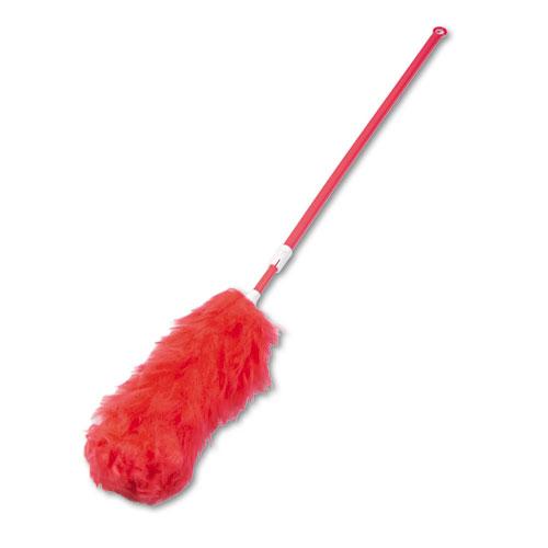 ESBWKL3850 - Lambswool Extendable Duster, Plastic Handle Extends 35" To 48", Assorted Colors