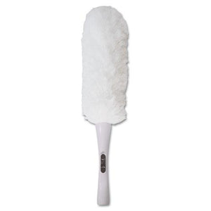 ESBWKMICRODUSTER - Microfeather Duster, Microfiber Feathers, Washable, 23", White