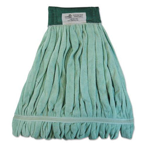 ESBWKMWTLGCT - Microfiber Looped-End Wet Mop Head, Large, Green, 12-carton