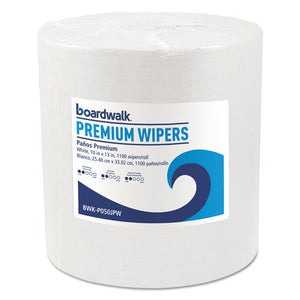 ESBWKP050JPW - Hydrospun Wipers, White, 10 X 13, 1100-roll