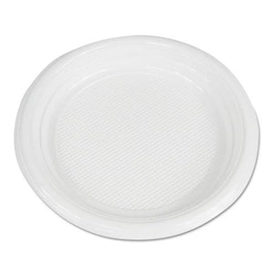 ESBWKPLTHIPS6WH - Hi-Impact Plastic Dinnerware, Plate, 6" Diameter, White, 1000-carton