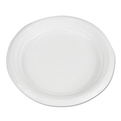 ESBWKPLTHIPS6WH - Hi-Impact Plastic Dinnerware, Plate, 6" Diameter, White, 1000-carton