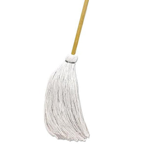 ESBWKRD60016S - Deck Mop W-wooden Handle, 16 Oz, 57" Handle, Rayon, 12-carton